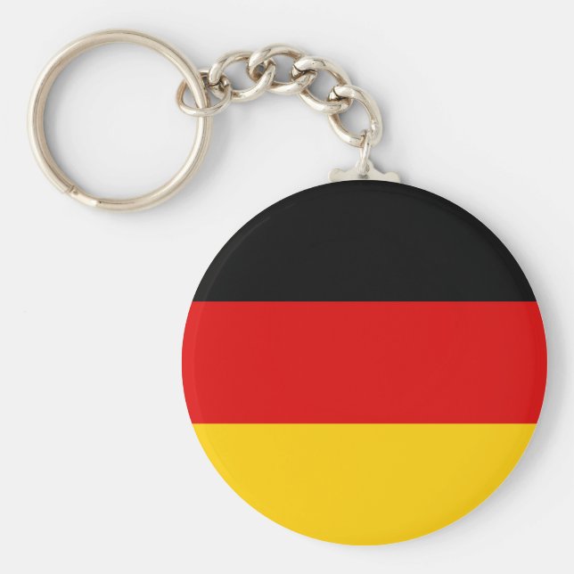 Germany (German) Flag Key Ring (Front)