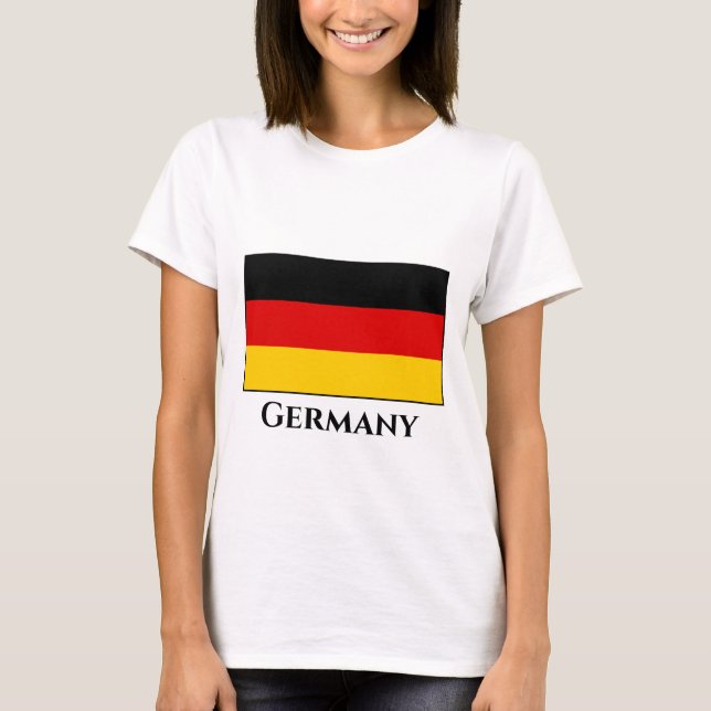 Germany (German) Flag T-Shirt (Front)