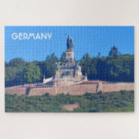 Germany: Germania statue, Rudesheim  