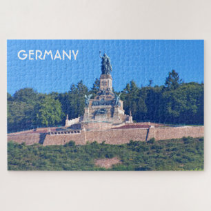 Germany: Germania statue, Rudesheim   Jigsaw Puzzle
