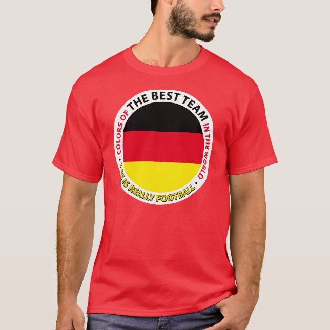 Germany-Germany-Germany Art Shield T-Shirt (Front)