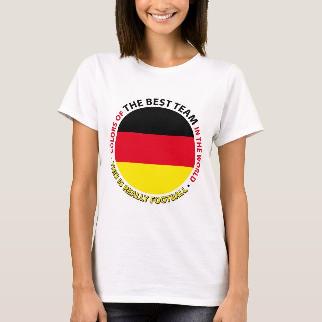 Germany-Germany-Germany Art Shield T-Shirt (Front)