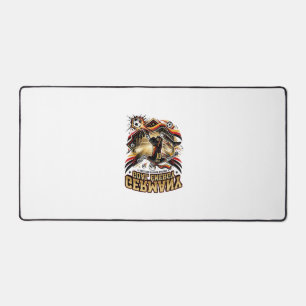 Germany Goal Energy Skeleton Striker Nations Bold  Desk Mat