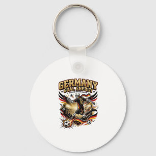 Germany Goal Energy Skeleton Striker Nations Bold Key Ring