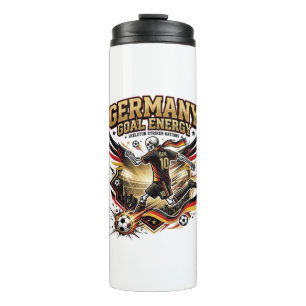 Germany Goal Energy Skeleton Striker Nations Bold Thermal Tumbler