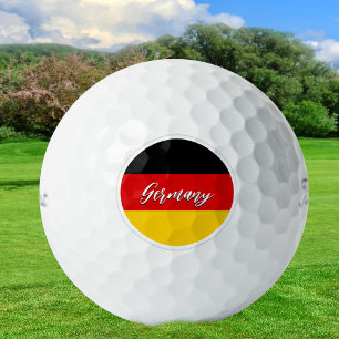 Germany Golf Balls, German Flag Golfers / Patriots Golf Balls