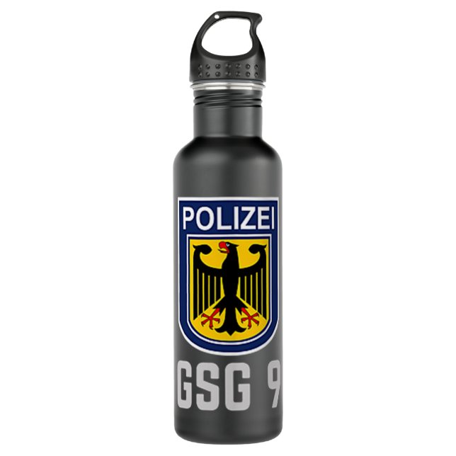 Germany GSG 9 Bundespolizei Police Special Forces  710 Ml Water Bottle (Front)