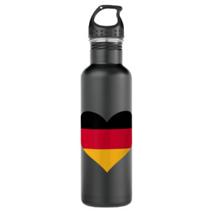 Germany heart flag 710 ml water bottle