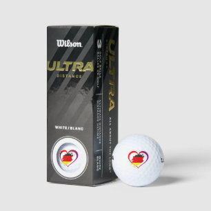 Germany heart golf balls