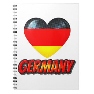 Germany Heart Notebook