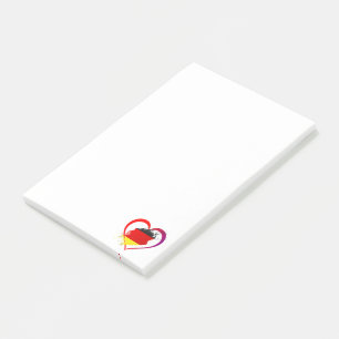 Germany heart post-it notes