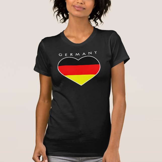 Germany Herz Football Shirt "Germany" (Front)