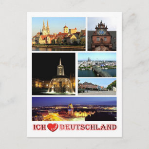 Germany - I Love - Postcard