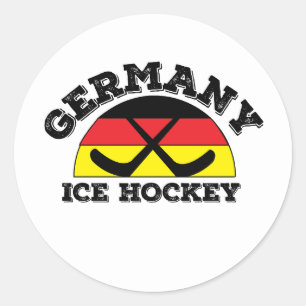 Germany Ice Hockey Classic Round Sticker
