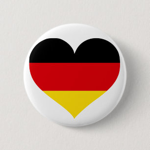 Germany Love 6 Cm Round Badge