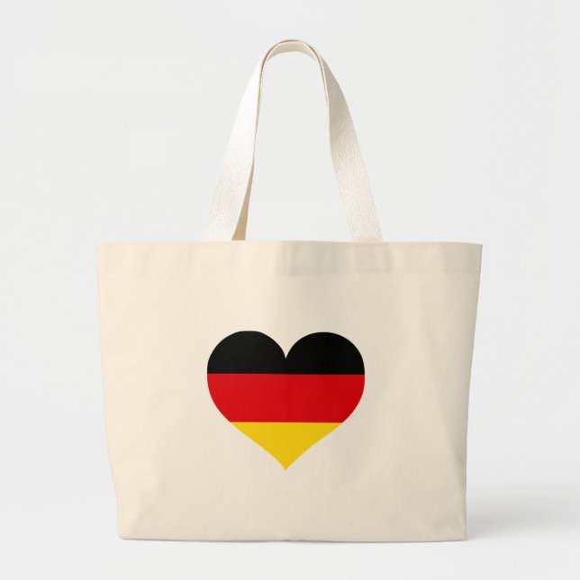 Germany Love Large Tote Bag (Front)