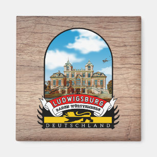 Germany Ludwigsburg Vintage souvenir Magnet