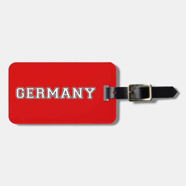Germany Luggage Tag (Front Horizontal)