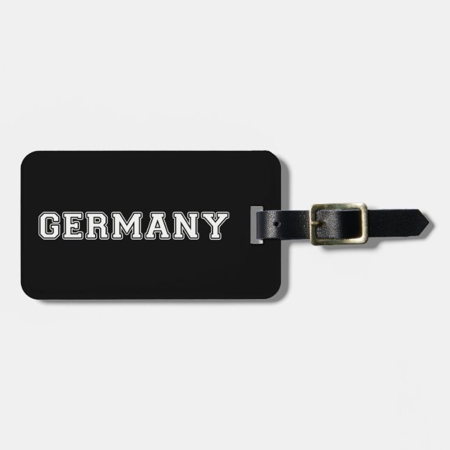 Germany Luggage Tag (Front Horizontal)
