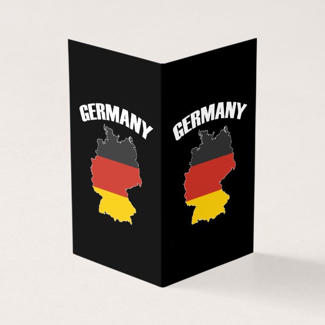 Germany Map - German Flag - Deutschland Travel (Outside)