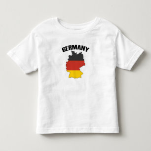 Germany Map - German Flag - Deutschland Travel Toddler T-Shirt