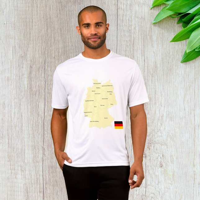 Germany Map with States and Capitals T-Shirt (Creator Uploaded)