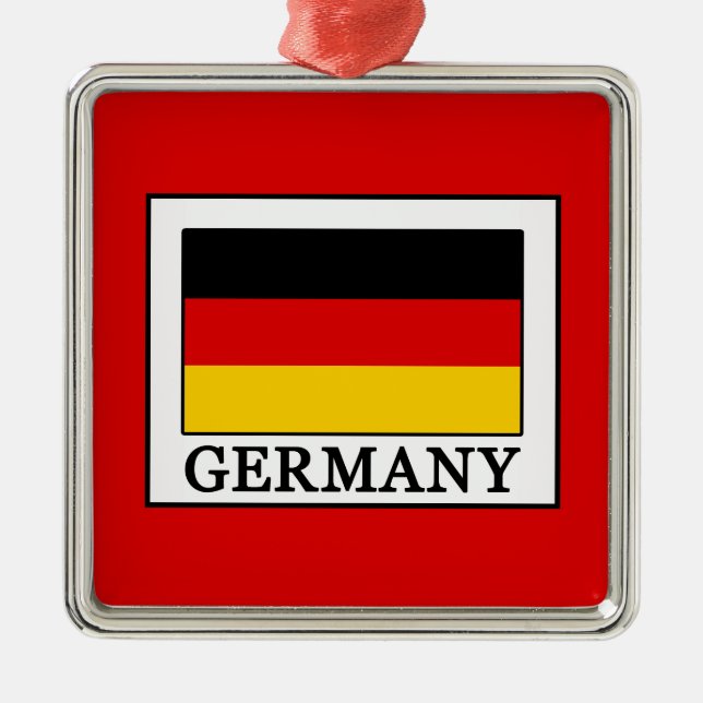 Germany Metal Tree Decoration (Front)