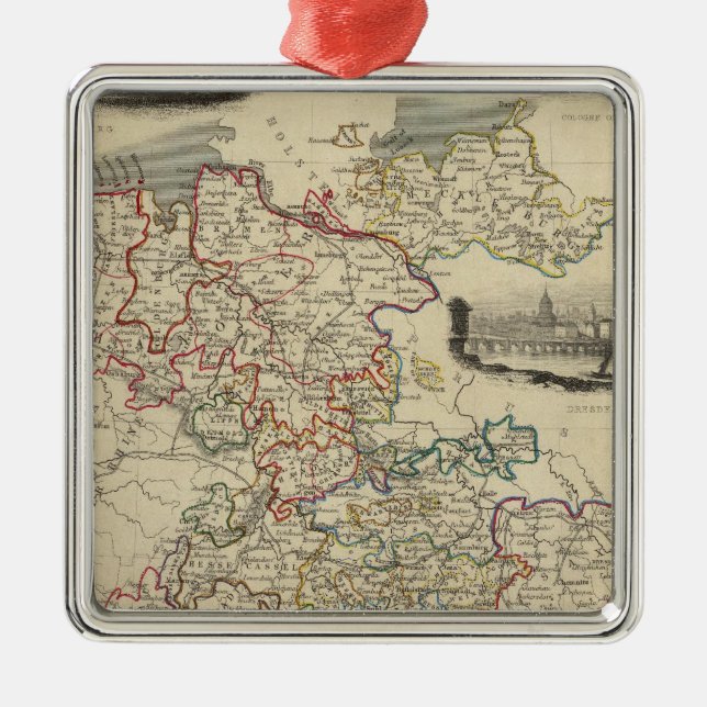 Germany Metal Tree Decoration (Front)