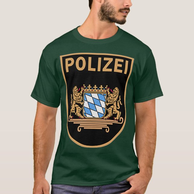 Germany Munchen Munich Police Bundespolizei T-Shirt (Front)