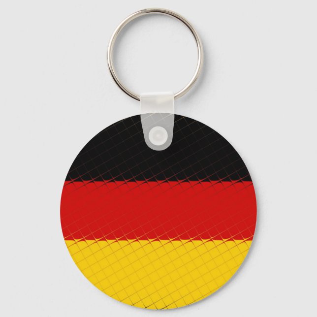 Germany National Flag Key Ring (Front)