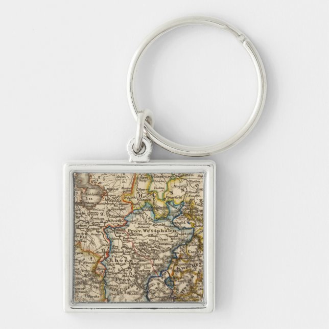 Germany, Netherlands, and Belgium Key Ring (Front)