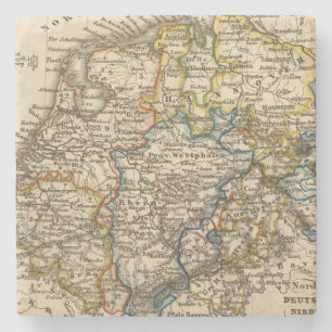 Germany, Netherlands, and Belgium Stone Coaster