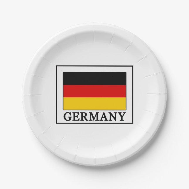 Germany Paper Plate (Front)