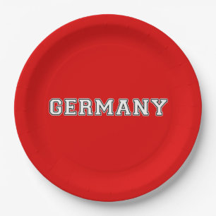 Germany Paper Plate