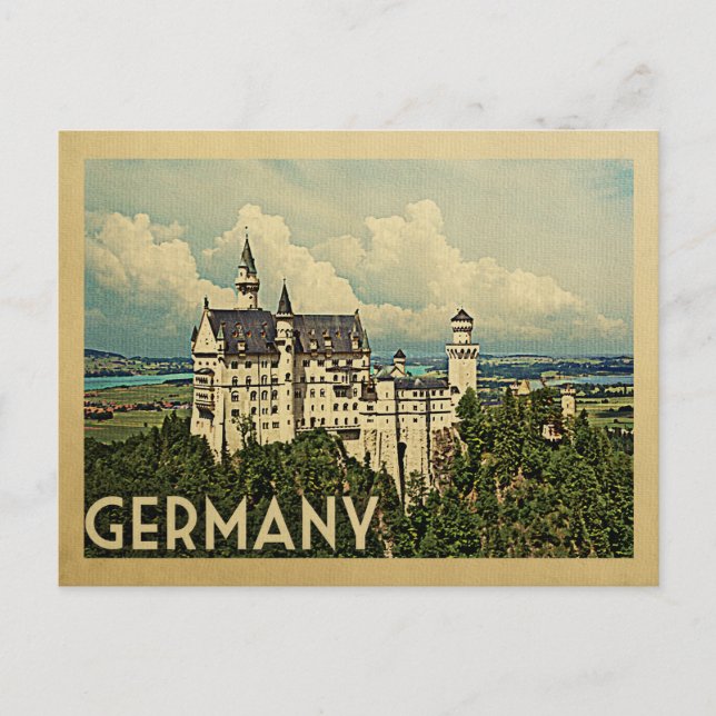 Germany Postcard Vintage Travel (Front)