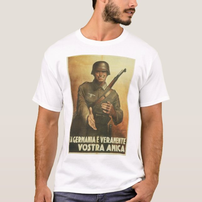 Germany Propaganda Poster T-Shirt (Front)