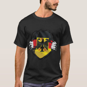 Germany Pure Roots Flag Black T-Shirt