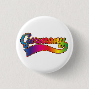 Germany Rainbow logo 3 Cm Round Badge