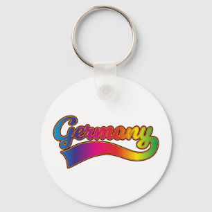 Germany Rainbow logo Key Ring