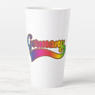Germany Rainbow logo Latte Mug