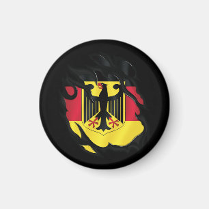 Germany Ripped Flag Magnet