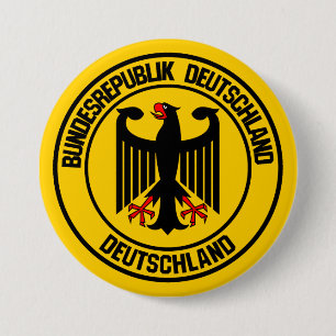 Germany Round Emblem 7.5 Cm Round Badge