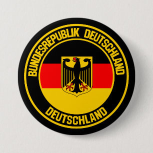 Germany Round Emblem 7.5 Cm Round Badge