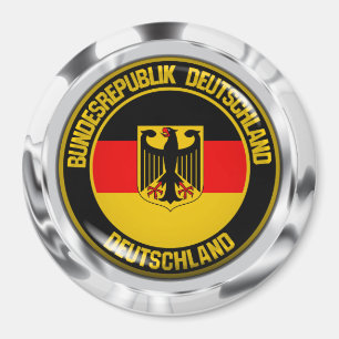 Germany Round Emblem Magnet
