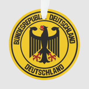 Germany Round Emblem Ornament