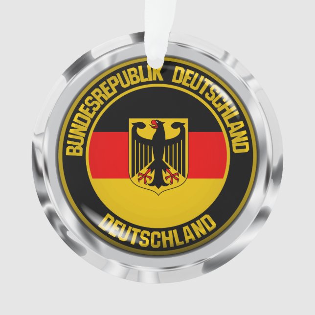 Germany Round Emblem Ornament (Front)
