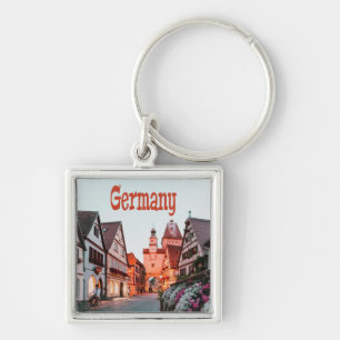 Germany Row Houses Key Ring