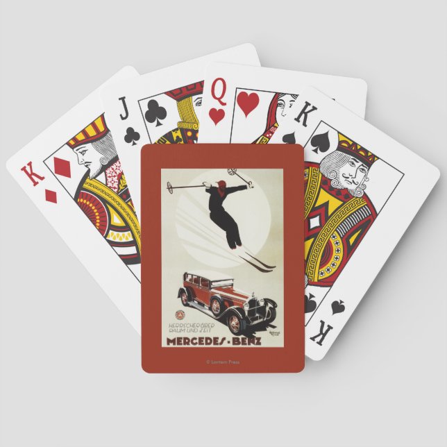 Germany - Skier Jumping Playing Cards (Back)