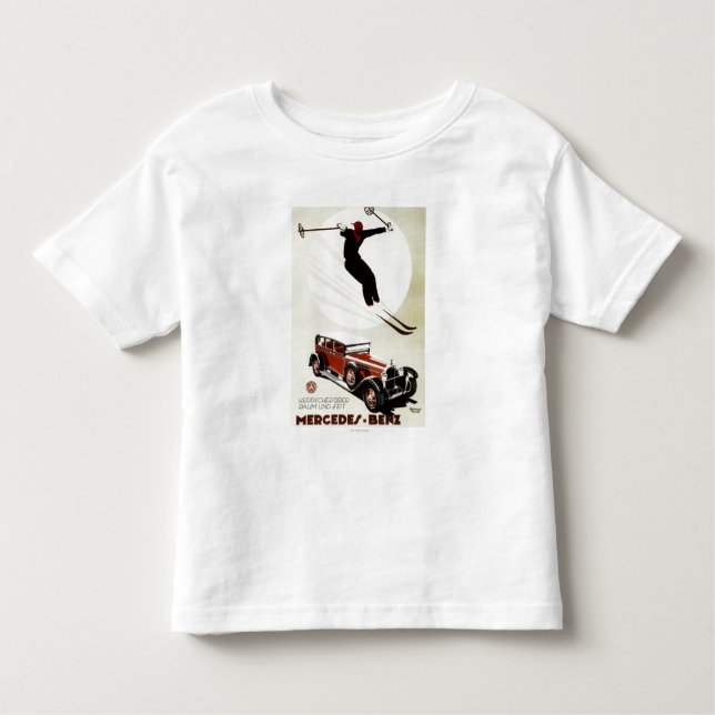 Germany - Skier Jumping Toddler T-Shirt (Front)