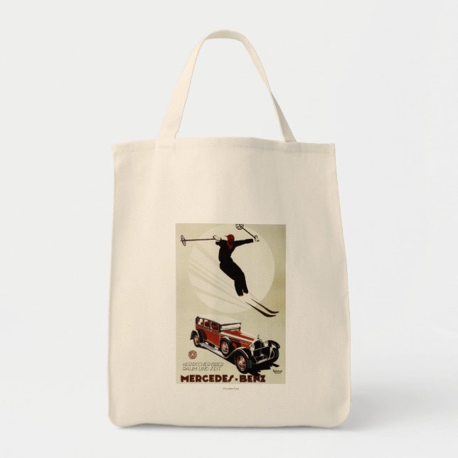 Germany - Skier Jumping Tote Bag (Front)